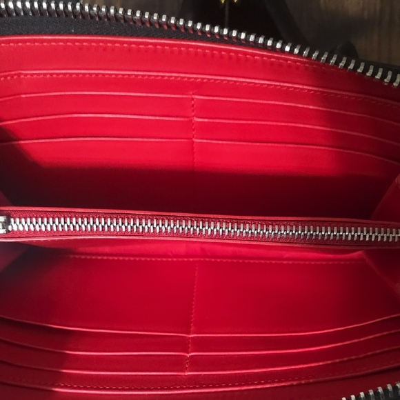 Christian Loubutin Panettone Gray Zip-Around Wallet - Picture 6 of 16